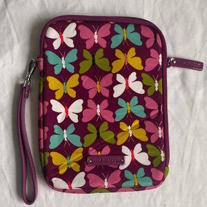 Vera Bradley Women's Butterfly Mini IPad/ Kindle Holder